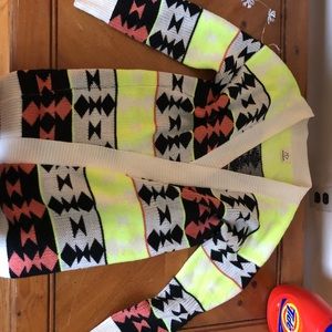 Warm tribal cardigan